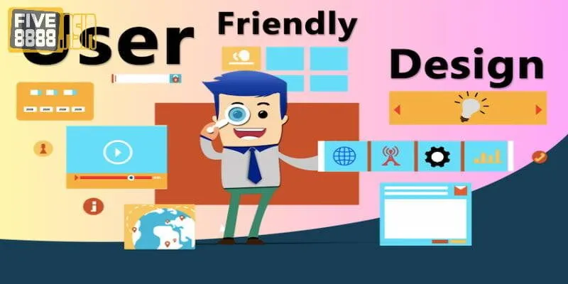 Giao diện hệ thống hút mắt người dùng